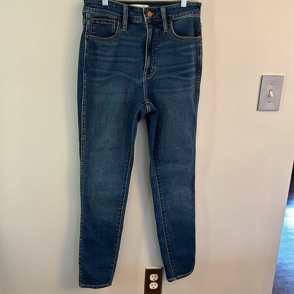 Madewell Curvy Roadtripper Skinny Jeans SZ 28 High Waist Medium Wash - Picture 9 of 9